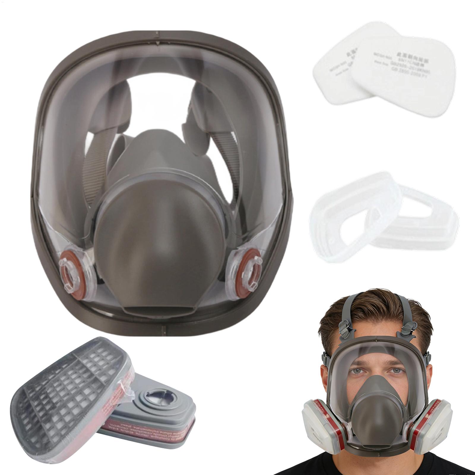 Woodworking Face Shield - Stofdicht ademhalingsmasker met filter Herbruikbaar gelaatsscherm
