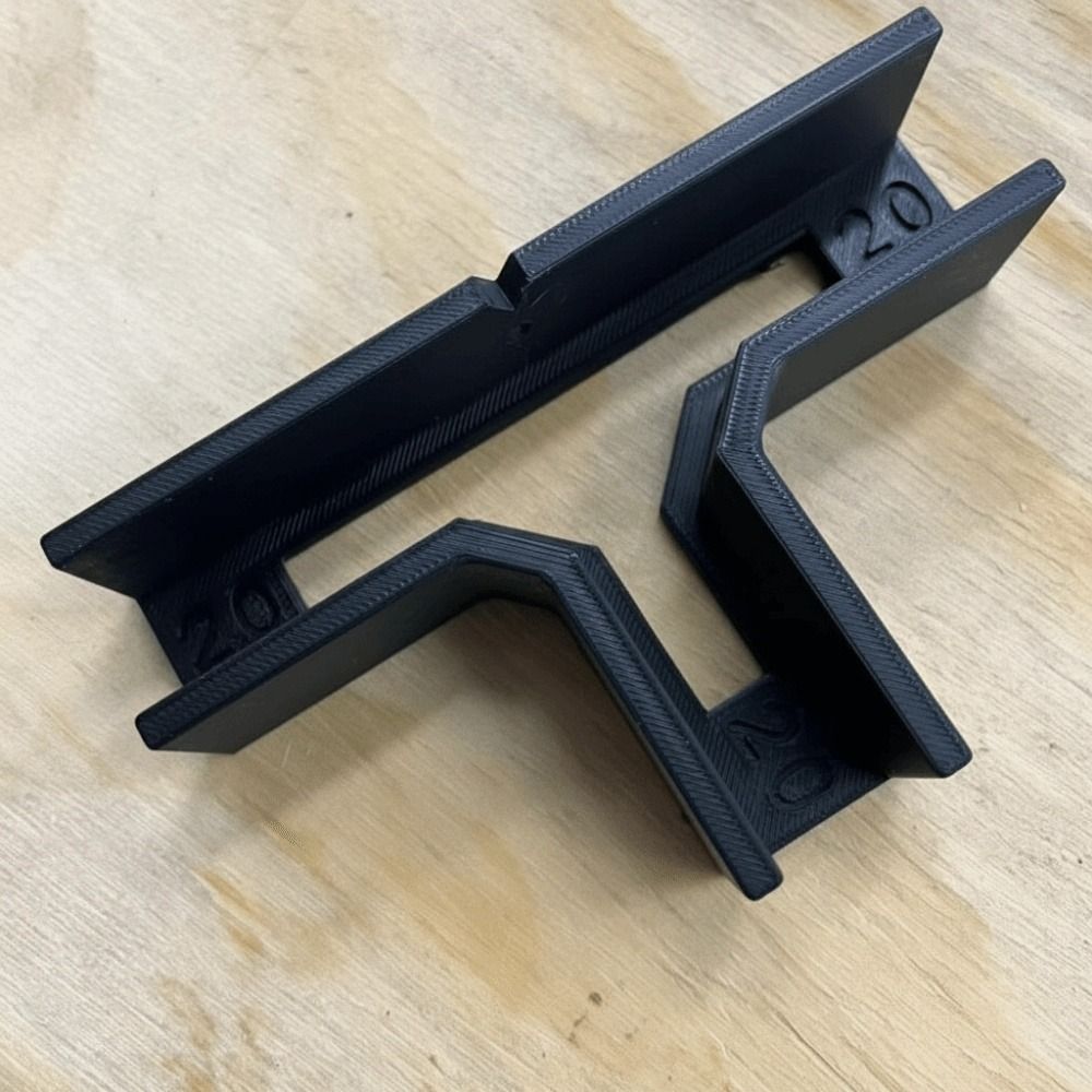 Woodworking Easy Projects - Verdikte houten T-vormige beugel Duurzame, gereedschapsloze
