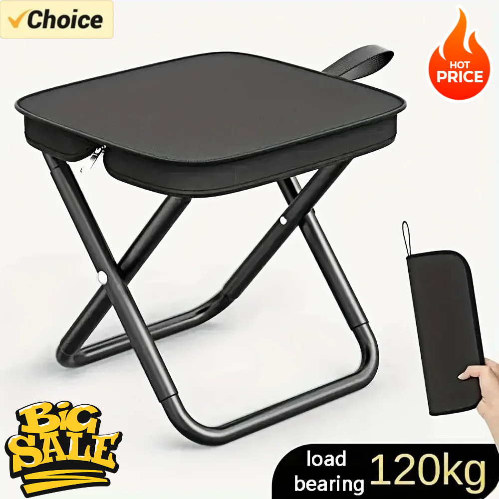 Woodworking Outdoor Furniture - Draagbare opvouwbare kruk Lichtgewicht campingstoel Opvouwbare