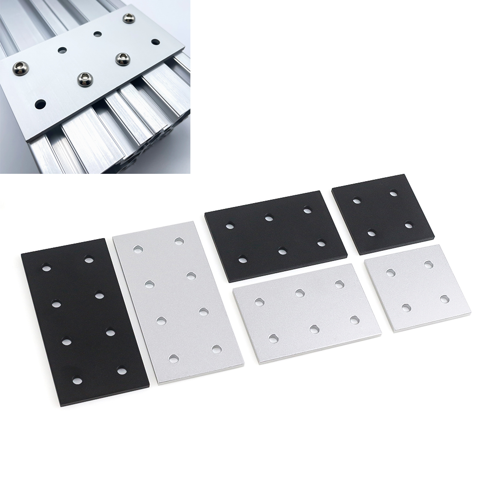 Woodworking Joints - 4 Stuks Aluminium Profiel Verbindingsstrip Plaat