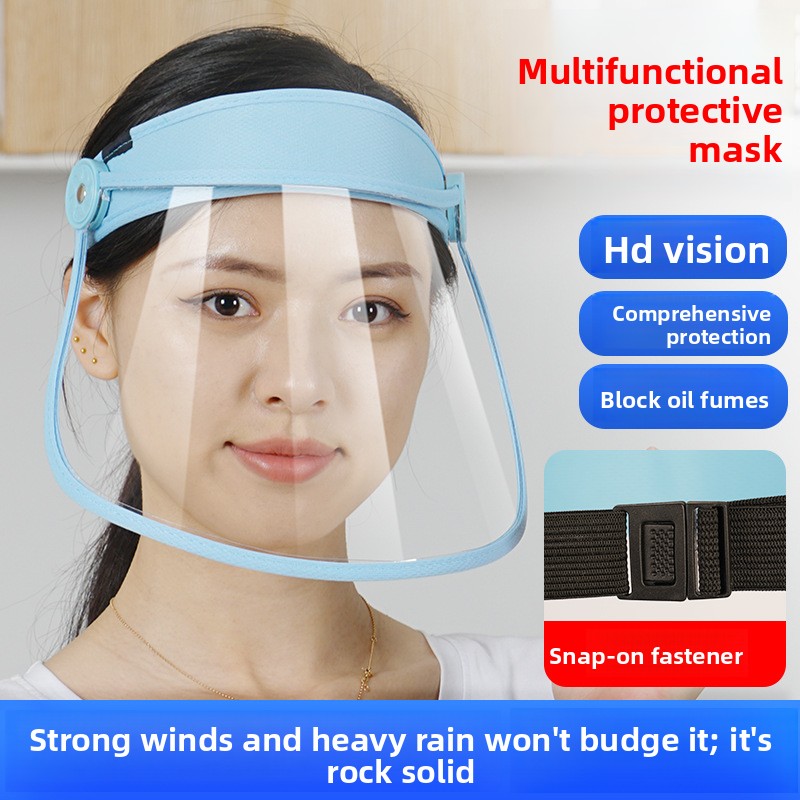 Woodworking Face Shield - Verstelbare hoofdband Gezichtsbescherming Regen- en slagvast