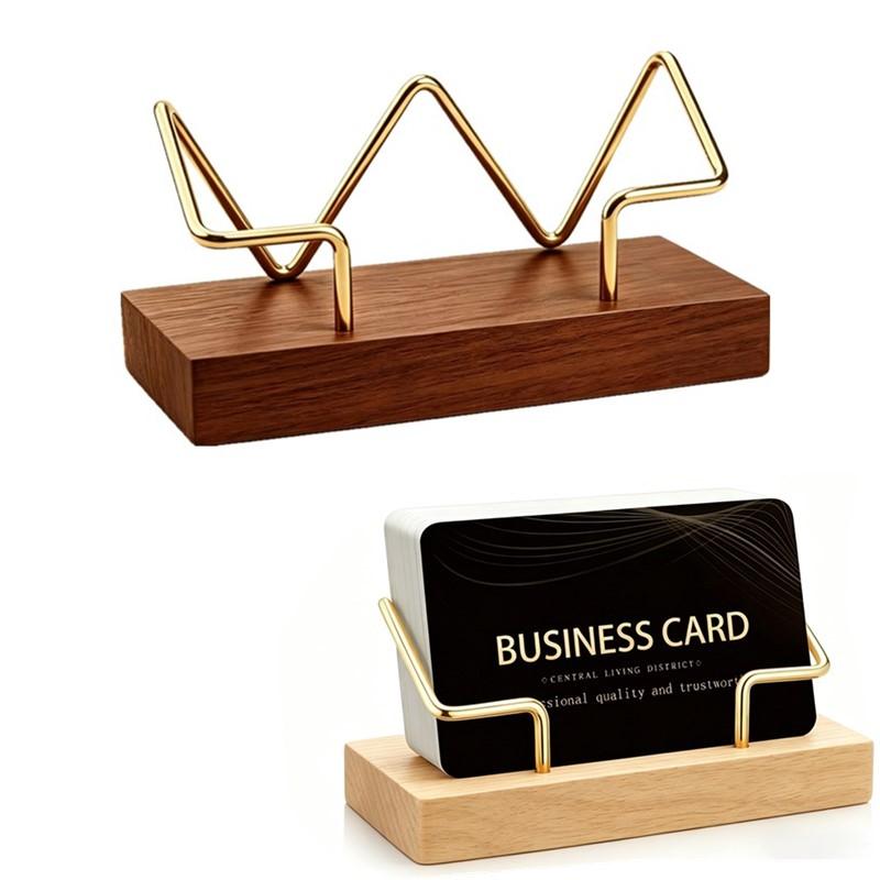 Woodworking Show - 【A8】Houten visitekaartjeshouder, organisator, bureau-displaystandaard, tafelblad, opbergaccessoires