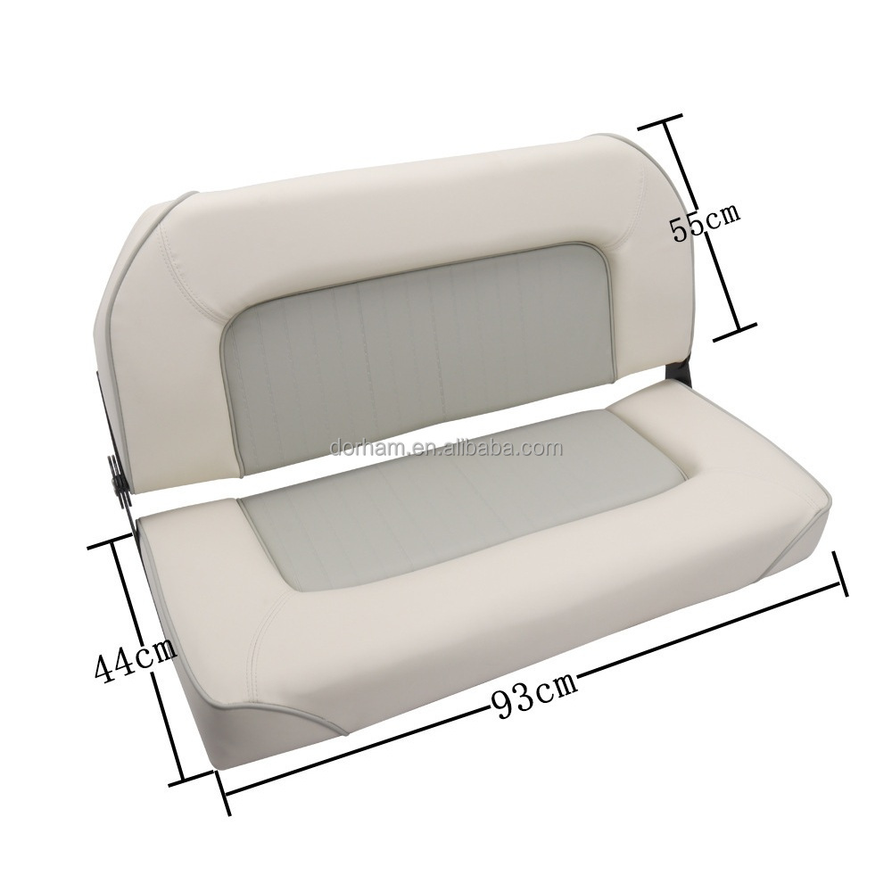 Woodworking Outdoor Furniture - Maritieme dubbele opklapbare bankstoel met lage