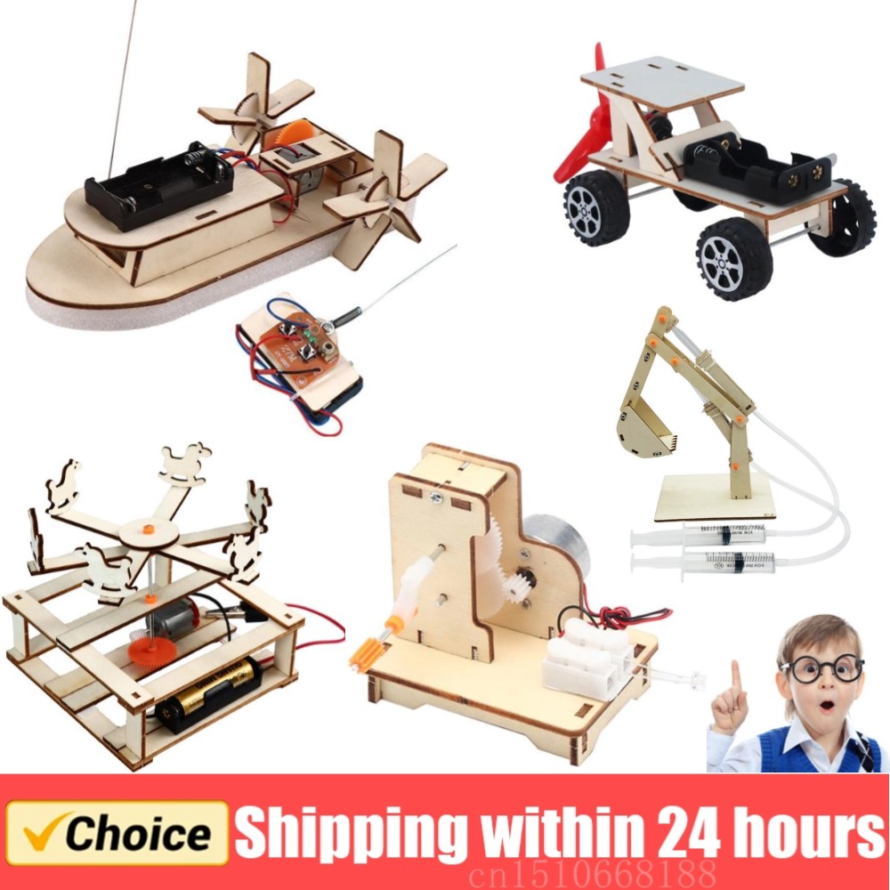 Woodworking Kits For Kids - Diy Boat Model Science Speelgoed Kids