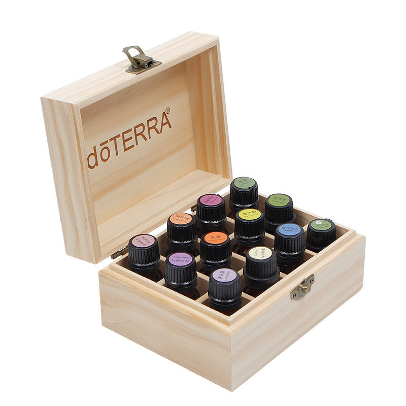Woodworking Show - Voor DoTERRA Essentiële Olie Opslag Houten