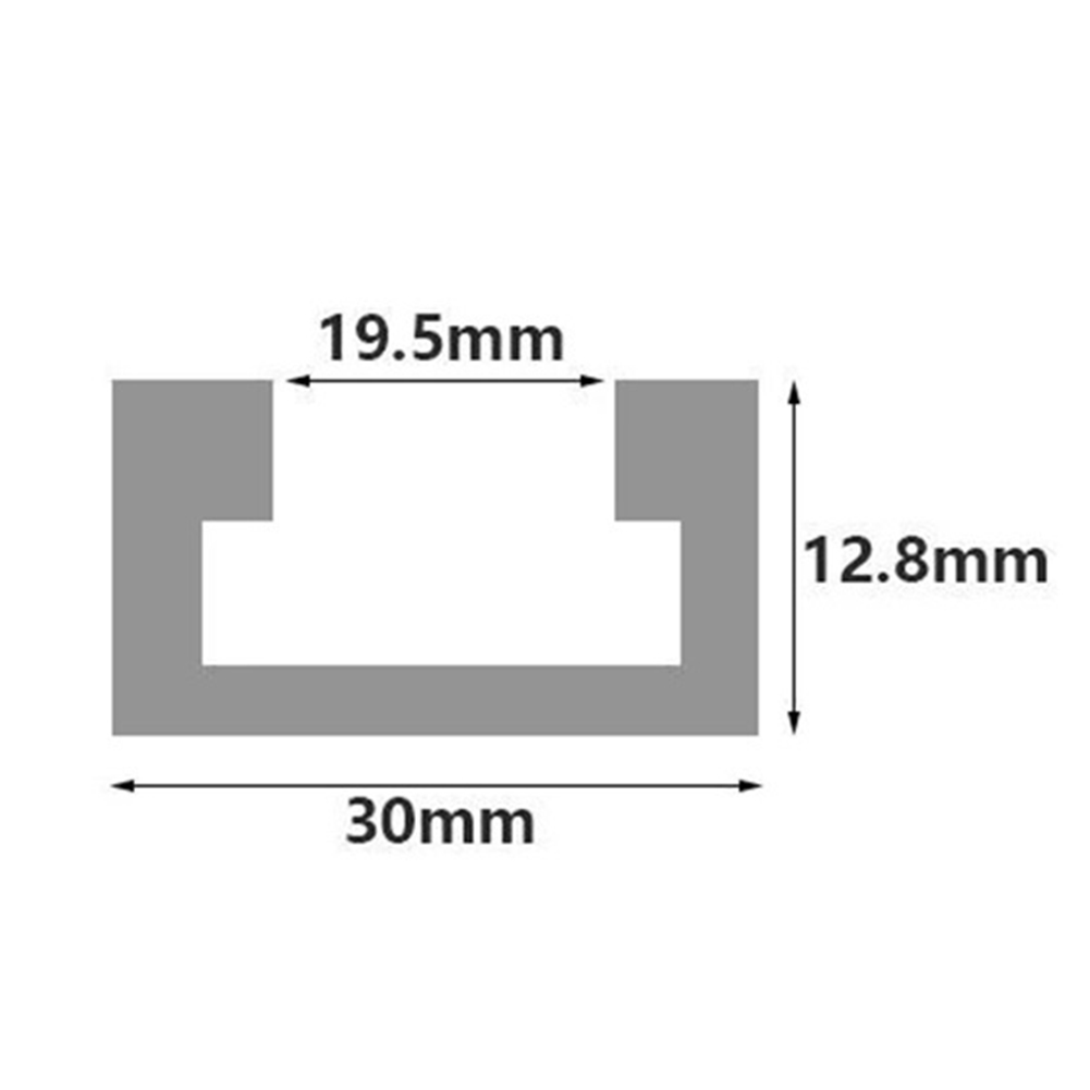 Woodworking Easy Projects - DIY-projecten 23 mm onderste breedte aluminium