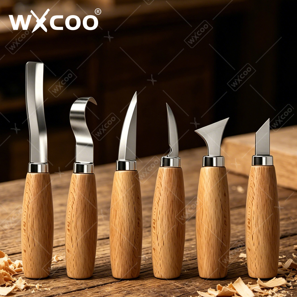 Woodworking Studio - WXCOO Ergonomische Houtsnijhaakbeitel Mes Crooked Sculpting