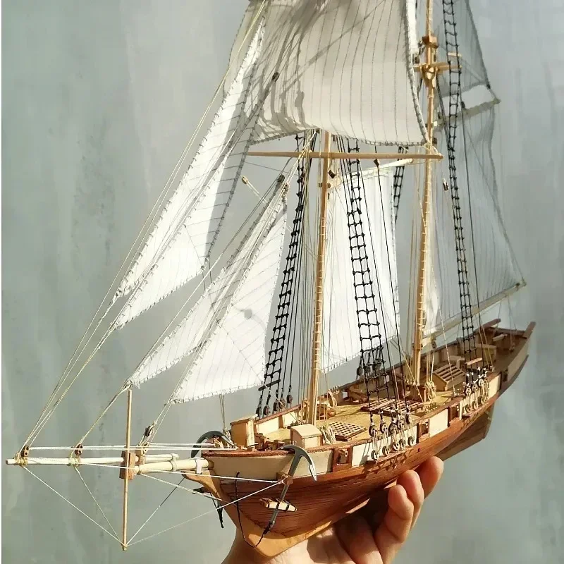 Woodworking Kits For Kids - Houten Gemonteerde Antieke Zeilboot Modelbouwsets DIY