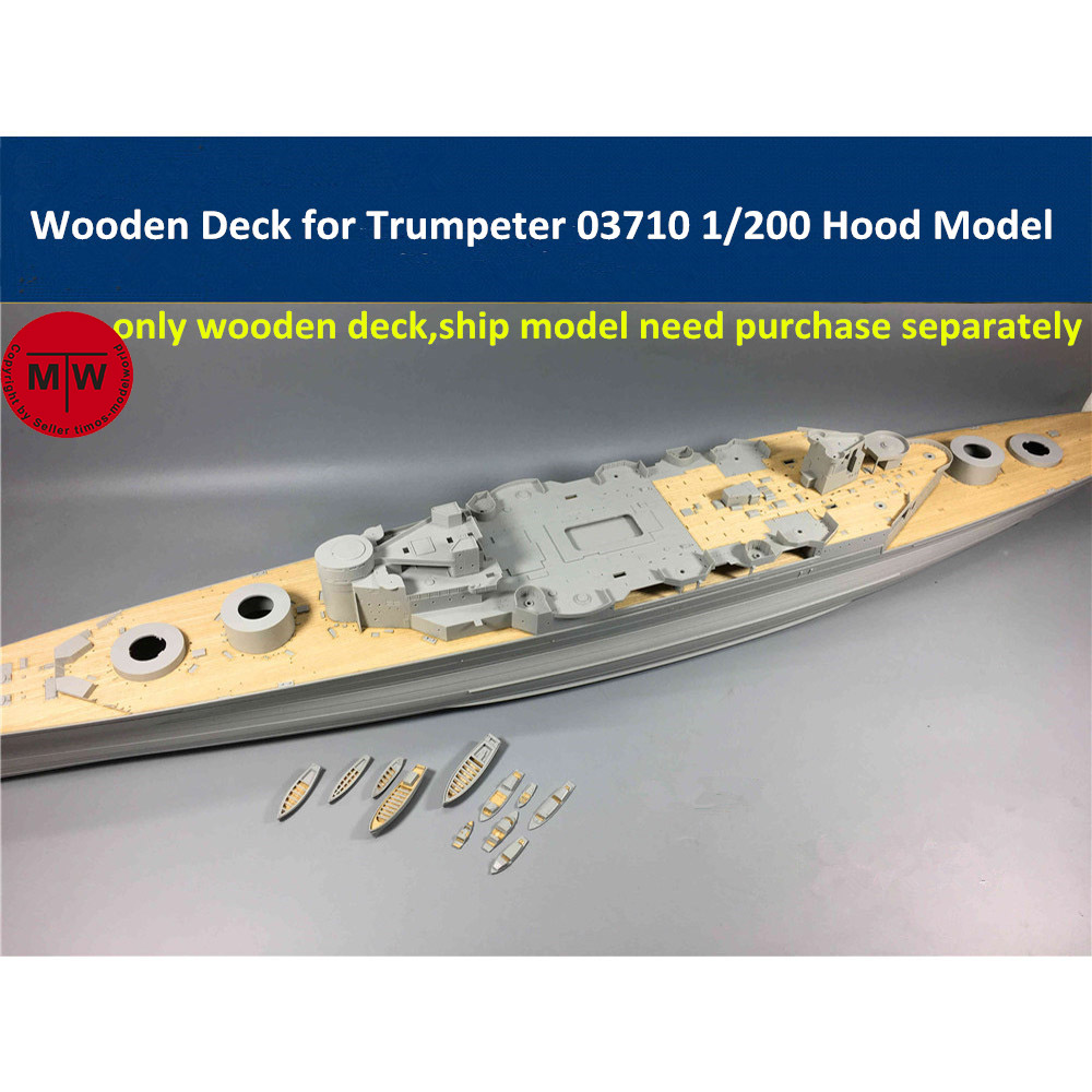 Woodworking Kits For Kids - 1/200 Schaal Houten Dek Voor Trumpeter