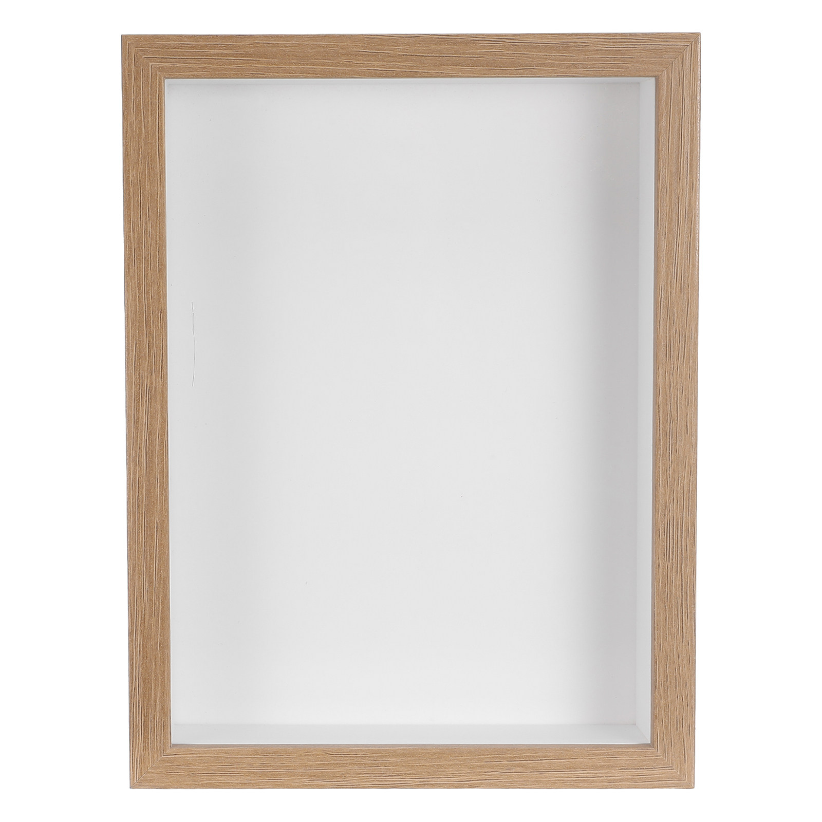 Woodworking Show - Houten ingelijste insectenpresentatiekast met witte voering,
