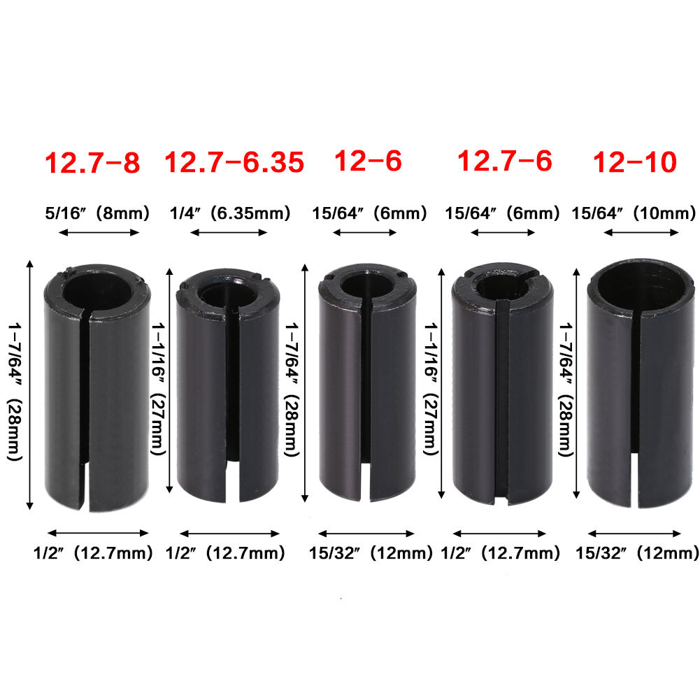 JGZUI Shank Reducer Collet Sle - Woodworking Router Templates recensie en prijs