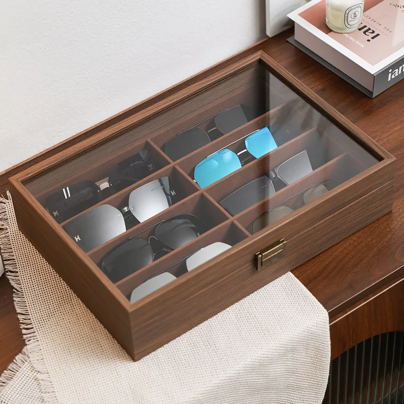 8/6 vakjes brillendoos, houten - Woodworking Show recensie en prijs