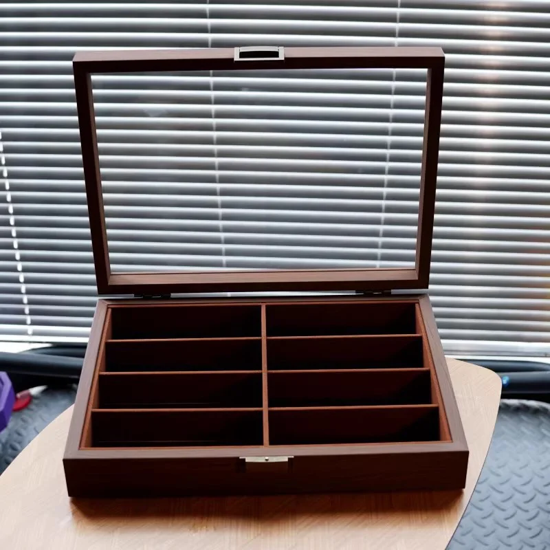 8/6 vakjes brillendoos, houten - Woodworking Show recensie en prijs