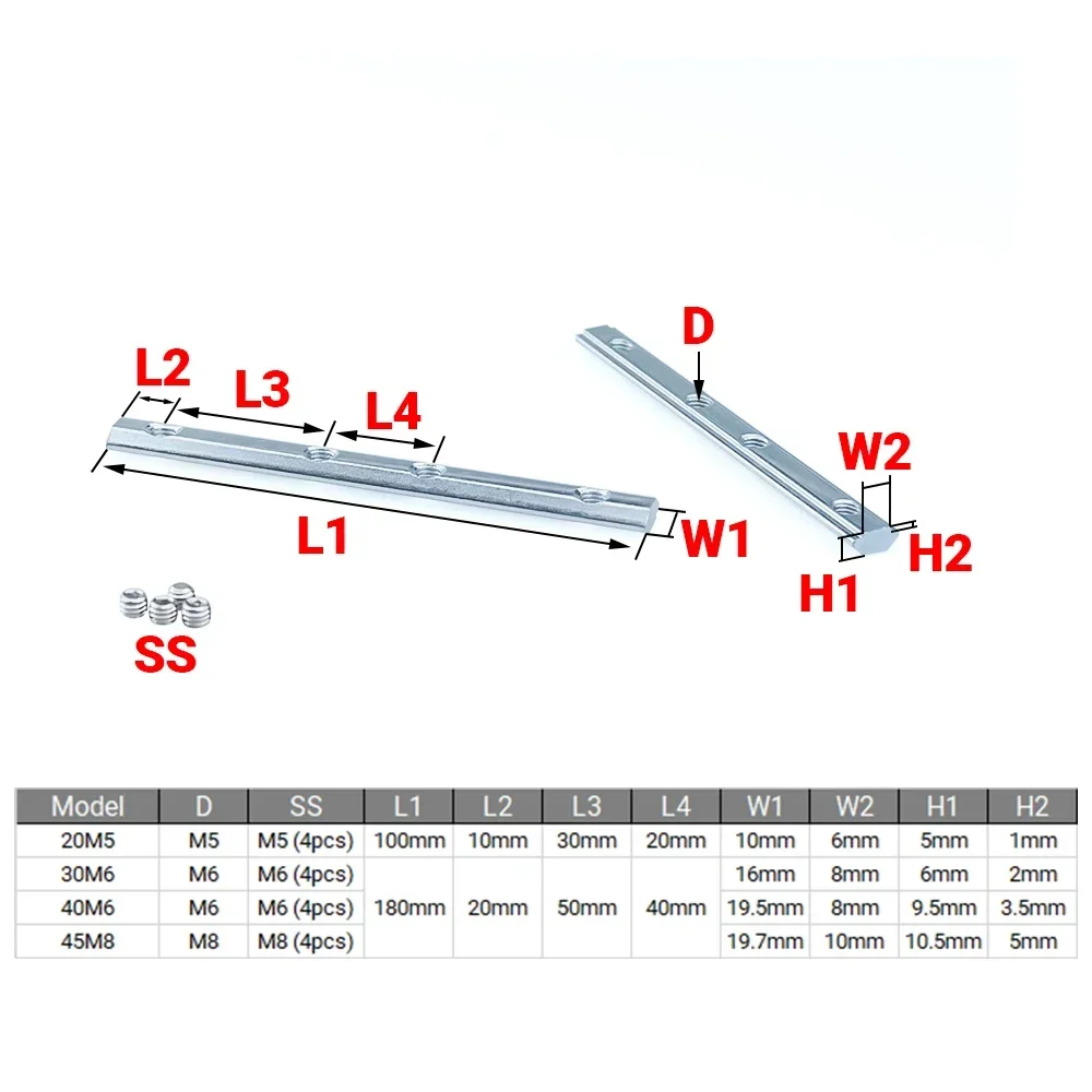 4 Stuks V-Slot T-Slot Joiner 1 - Woodworking Joints recensie en prijs