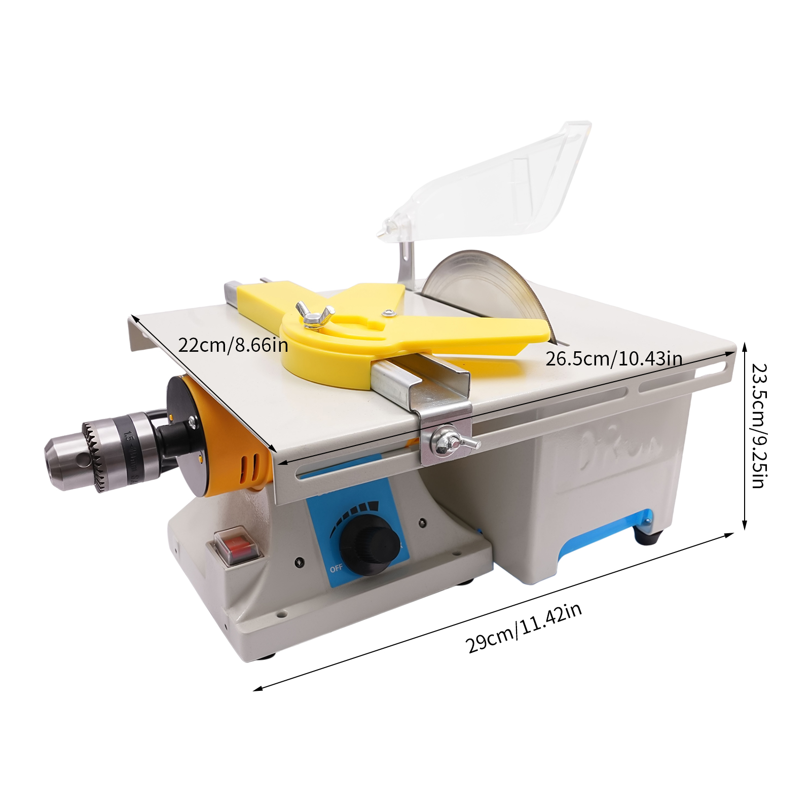 750W tafelzaag, multifunctione - Woodworking Face Shield recensie en prijs