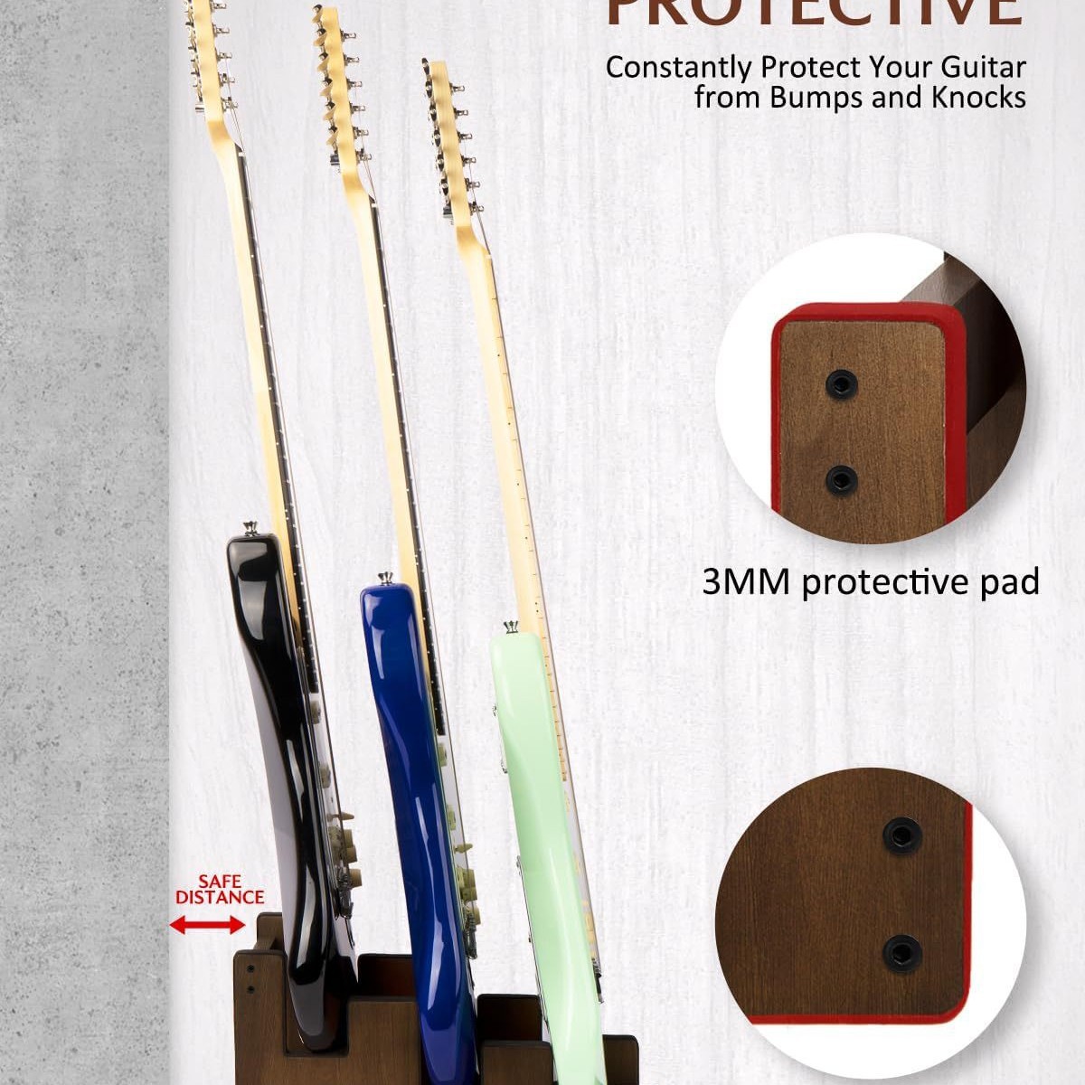 Houten gitaar opbergrek in tra - Woodworking Show recensie en prijs