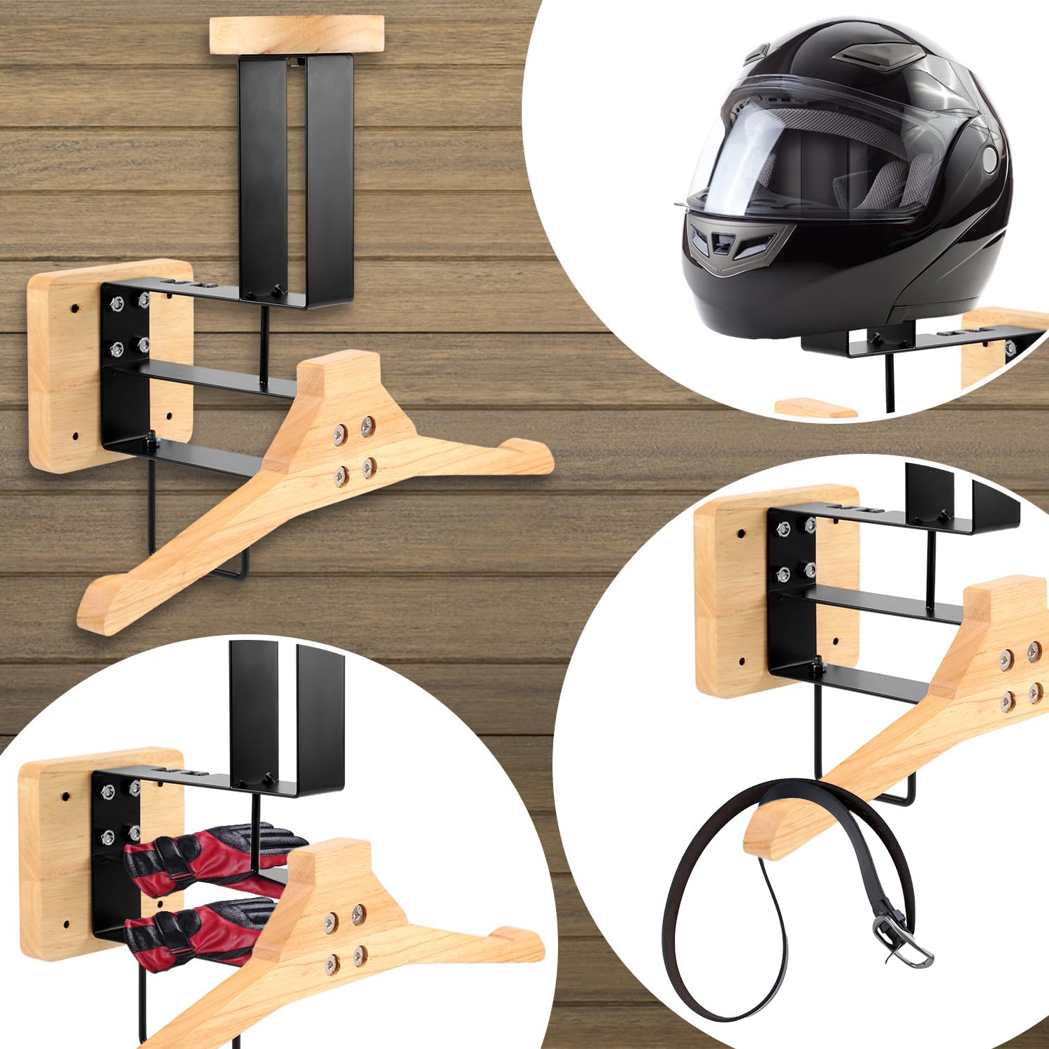 ​ Motorhelmhouder Wandmontage  - Woodworking Show recensie en prijs