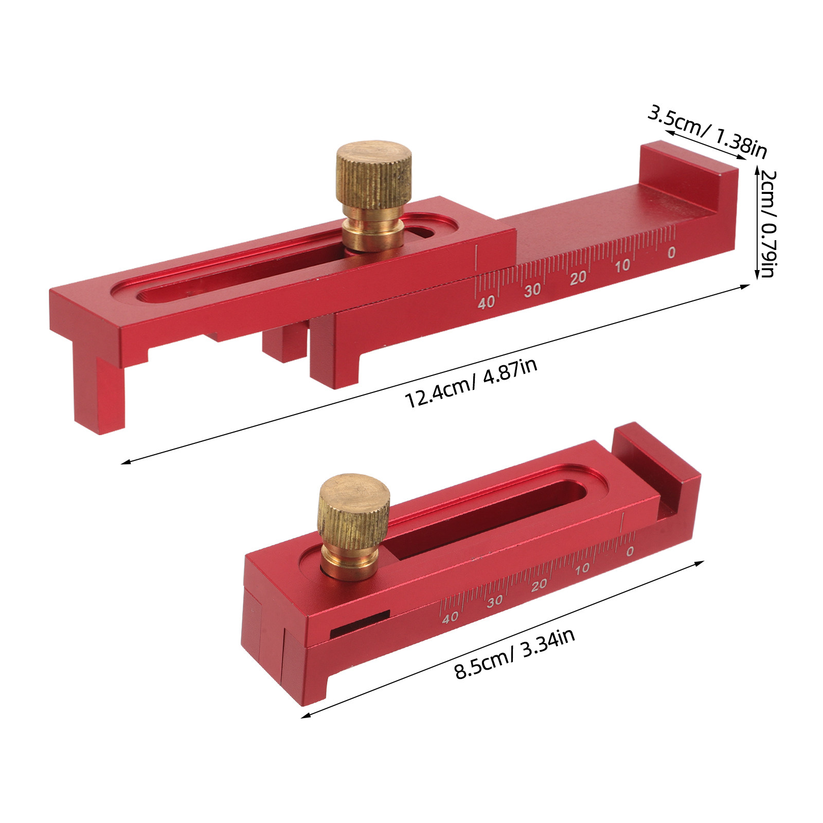 Houtbewerkingsmeetlat van alum - Woodworking Joints recensie en prijs