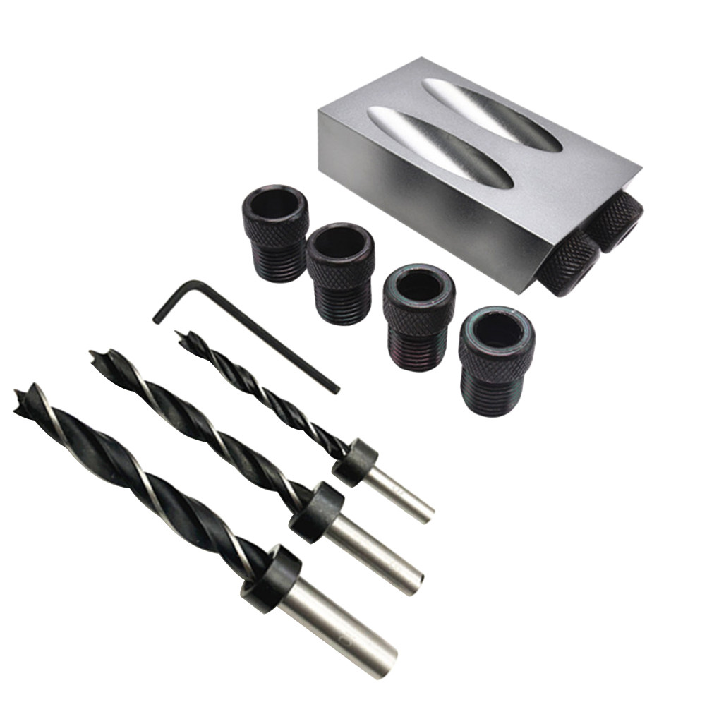 34-delige schuine gatboorset 1 - Woodworking Joints recensie en prijs