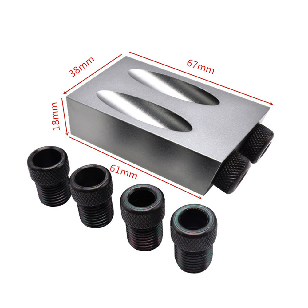 34-delige schuine gatboorset 1 - Woodworking Joints recensie en prijs