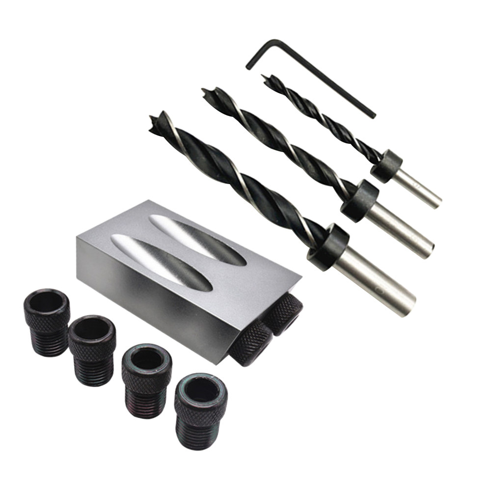34-delige schuine gatboorset 1 - Woodworking Joints recensie en prijs