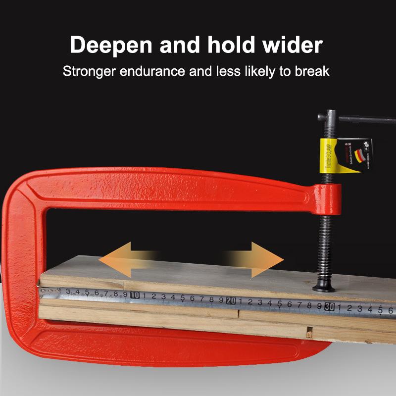 G-klem Diep bereikbare C-klem  - Woodworking Industries recensie en prijs