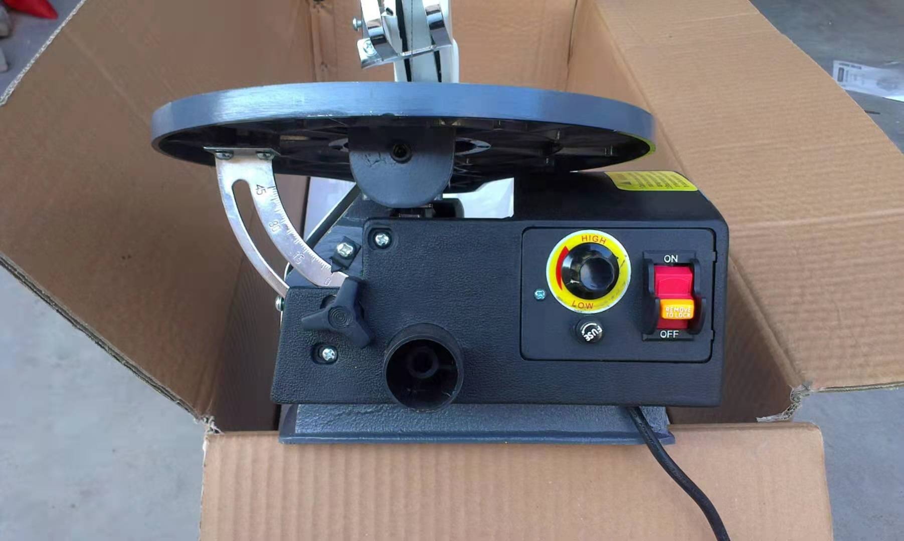 Hout snijden industriële deskt - Woodworking Industries recensie en prijs
